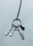 Linked By Love Personalised Silver Pendant